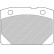Jeu de plaquettes de frein DS Performance FDS96 Ferodo Racing, Vignette 5