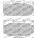 Jeu de plaquettes de frein DS Performance FDS986 Ferodo Racing, Vignette 6