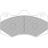 Jeu de plaquettes de frein DS UNO FRP3084Z Ferodo Racing, Vignette 5