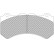Jeu de plaquettes de frein DS UNO FRP3106Z Ferodo Racing, Vignette 5