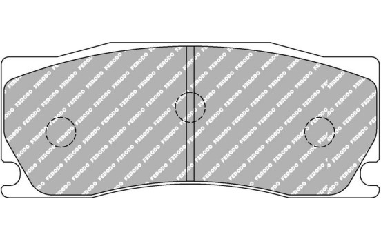 Jeu de plaquettes de frein DS UNO FRP3134Z Ferodo Racing, Image 5