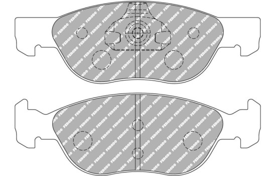 Jeu de plaquettes de frein DS2500 FCP1056H Ferodo Racing, Image 5