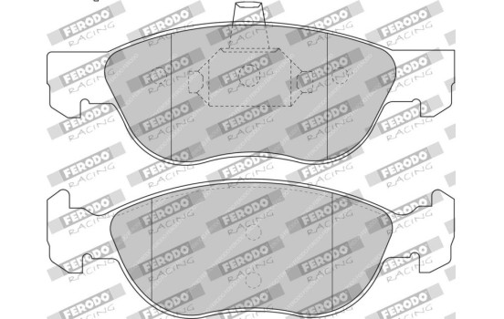 Jeu de plaquettes de frein DS2500 FCP1056H Ferodo Racing, Image 6