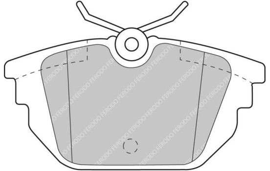Jeu de plaquettes de frein DS2500 FCP1113H Ferodo Racing, Image 5