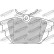 Jeu de plaquettes de frein DS2500 FCP1113H Ferodo Racing, Vignette 6
