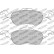 Jeu de plaquettes de frein DS2500 FCP1318H Ferodo Racing, Vignette 6