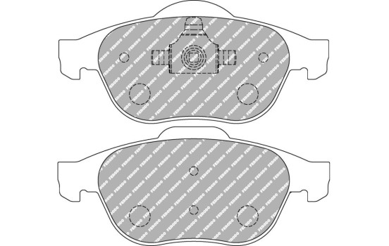 Jeu de plaquettes de frein DS2500 FCP1441H Ferodo Racing, Image 5