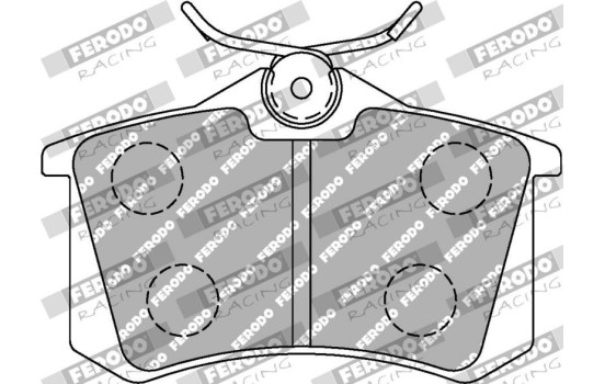 Jeu de plaquettes de frein DS2500 FCP1491H Ferodo Racing, Image 6