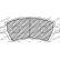 Jeu de plaquettes de frein DS2500 FCP1573H Ferodo Racing, Vignette 6