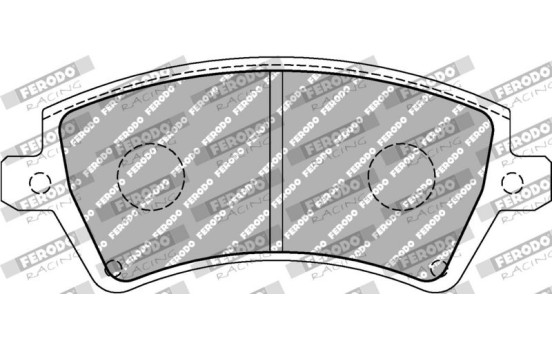 Jeu de plaquettes de frein DS2500 FCP1573H Ferodo Racing, Image 6