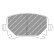 Jeu de plaquettes de frein DS2500 FCP1636H Ferodo Racing, Vignette 5