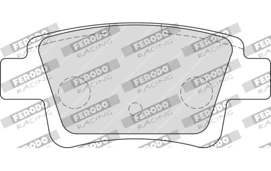 Jeu de plaquettes de frein DS2500 FCP1858H Ferodo Racing, Image 6