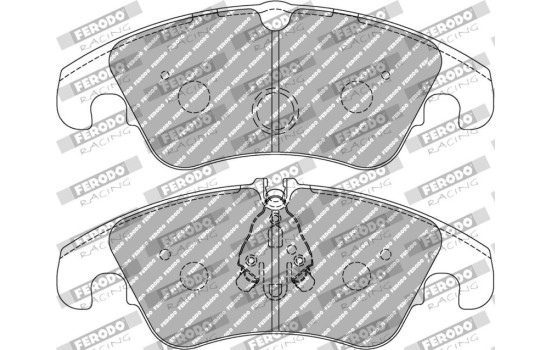 Jeu de plaquettes de frein DS2500 FCP4044H Ferodo Racing, Image 6