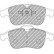 Jeu de plaquettes de frein DS2500 FCP4249H Ferodo Racing, Vignette 5