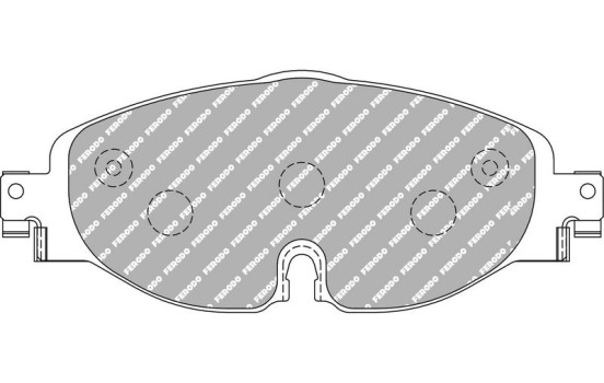 Jeu de plaquettes de frein DS2500 FCP4433H Ferodo Racing, Image 5
