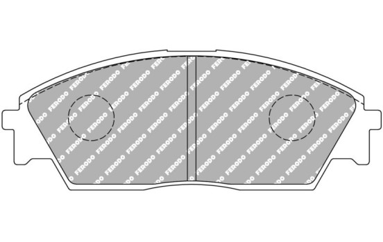 Jeu de plaquettes de frein DS2500 FCP598H Ferodo Racing, Image 5