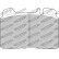 Jeu de plaquettes de frein DS2500 FCP646H Ferodo Racing, Vignette 6