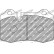 Jeu de plaquettes de frein DS2500 FCP721H Ferodo Racing, Vignette 6