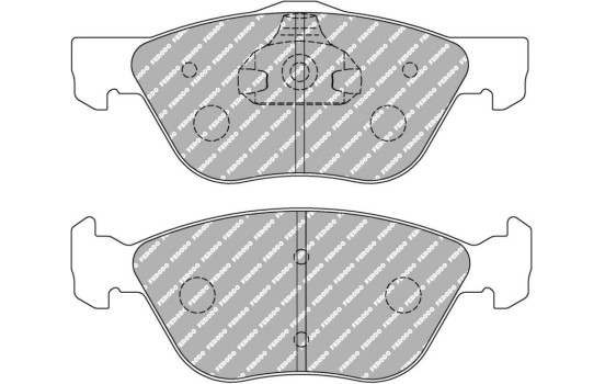 Jeu de plaquettes de frein DS3000 FCP1052R Ferodo Racing, Image 5
