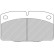 Jeu de plaquettes de frein DS3000 FCP173R Ferodo Racing, Vignette 5