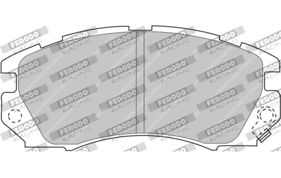 Jeu de plaquettes de frein DS3000 FCP948R Ferodo Racing, Image 6