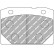 Jeu de plaquettes de frein DS3000 FCP96R Ferodo Racing, Vignette 6