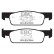 Jeu de plaquettes de frein EBC Bluestuff DP52146NDX, Vignette 2