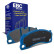 Jeu de plaquettes de frein EBC Bluestuff DP52206NDX, Vignette 4