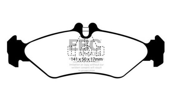 Jeu de plaquettes de frein EBC Ultimax2 DP10692, Image 2