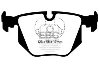 Jeu de plaquettes de frein EBC Ultimax2 DP1118