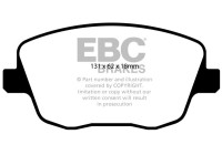 Jeu de plaquettes de frein EBC Ultimax2 DP1436