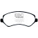 Jeu de plaquettes de frein EBC Ultimax2 DP1612, Vignette 2