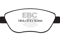Jeu de plaquettes de frein EBC Ultimax2 DPX2212