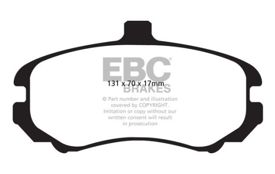 Jeu de plaquettes de frein EBC Ultimax2DPX2028