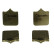 Jeu de plaquettes de frein, frein à disque 07BB33RC Brembo