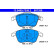 Jeu de plaquettes de frein, frein à disque 13.0460-7356.2 ATE