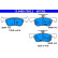 Jeu de plaquettes de frein, frein à disque 13.0460-7362.2 ATE
