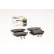 Jeu de plaquettes de frein, frein à disque 22308 00 702 00 Breck, Vignette 2