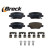 Jeu de plaquettes de frein, frein à disque 22449 00 704 00 Breck, Vignette 3