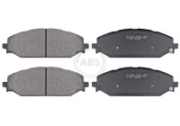 Jeu de plaquettes de frein, frein à disque 35303 ABS