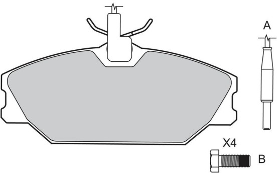 Jeu de plaquettes de frein, frein à disque 598061 Valeo, Image 2