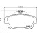 Jeu de plaquettes de frein, frein à disque 8DB 355 006-711 Hella, Vignette 4