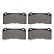 JEU DE PLAQUETTES DE FREIN, FREIN À DISQUE 8DB 355 040-861 Hella, Vignette 3