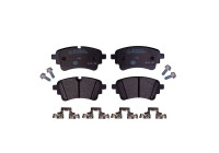 JEU DE PLAQUETTES DE FREIN, FREIN À DISQUE 8DB 355 040-961 Hella