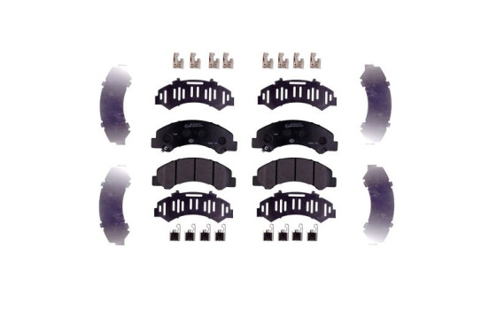 JEU DE PLAQUETTES DE FREIN, FREIN À DISQUE 8DB 8DB 355 025-801 Hella