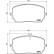 JEU DE PLAQUETTES DE FREIN, FREIN À DISQUE 8DB 8DB 355 039-211 Hella, Vignette 4