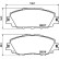 JEU DE PLAQUETTES DE FREIN, FREIN À DISQUE 8DB 8DB 355 040-411 Hella, Vignette 4
