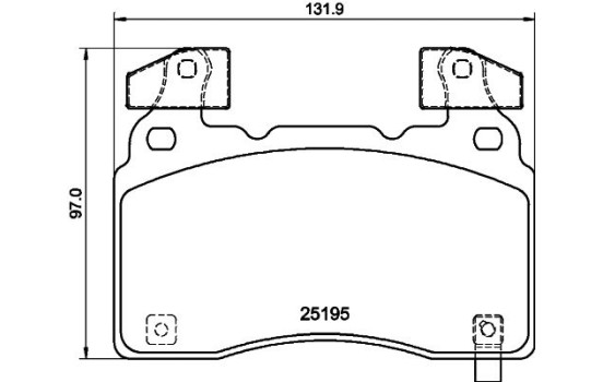 JEU DE PLAQUETTES DE FREIN, FREIN À DISQUE 8DB 8DB 355 040-471 Hella, Image 4