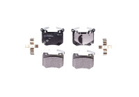 JEU DE PLAQUETTES DE FREIN, FREIN À DISQUE 8DB 8DB 355 040-731 Hella