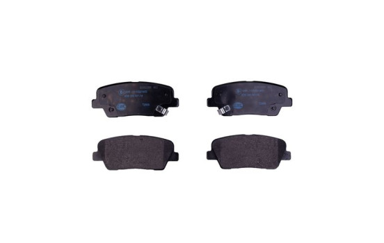 JEU DE PLAQUETTES DE FREIN, FREIN À DISQUE 8DB 8DB 355 041-141 Hella